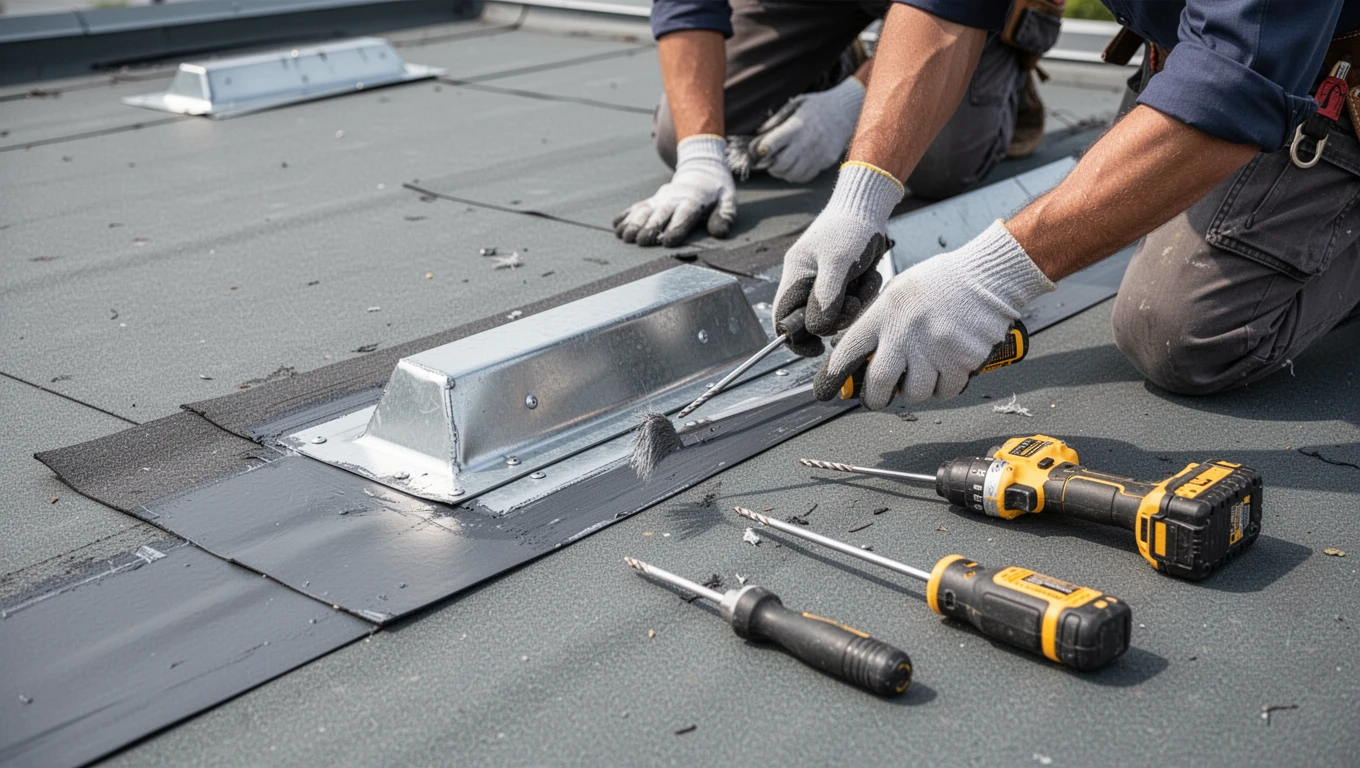 Roof Flashing Repair